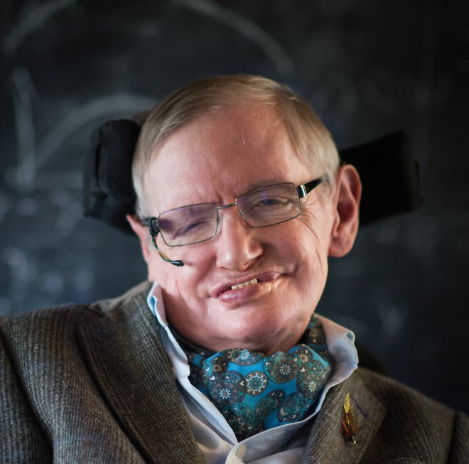 Professor Stephen Hawking (image by Andre Pattenden)