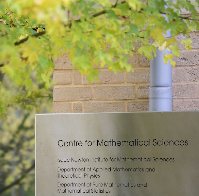 Centre for Mathematical Sciences signpost
