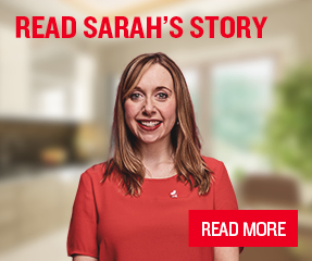 Read Sarah's story and photo of Sarah